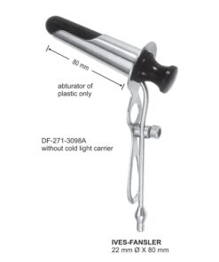 Ives-Fansler Rectal Specula 22Mm Ø X 80Mm, Without Cold Light Carrier (SS-271-3098A)