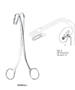 Randall Kidney Stone Forceps Fig.5, 19Cm  (SS-274-3121)