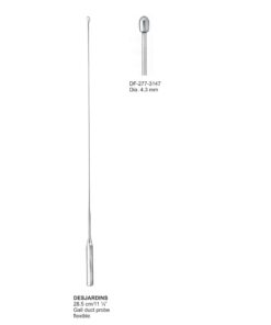 Desjardins Gall Duct Probe 28.5Cm, 4.2Mm Dia, Flexible (SS-277-3147)