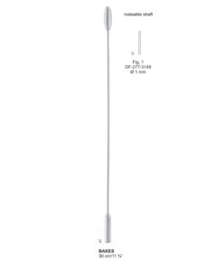 Bakes Gall Duct Dilators, 30Cm Fig.1 , 1Mm (SS-277-3149)