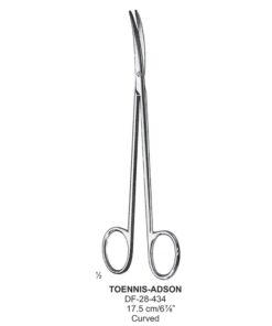 Toennis-Adson Vascular Scissor, Cvd, 17.5Cm  (SS-28-434)