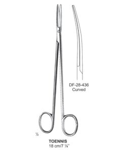 Toennis Scissors, Cvd, 18Cm  (SS-28-436)