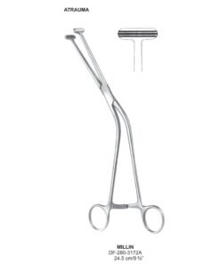 Millin Atrauma Forceps, 24.5Cm (SS-280-3172A)