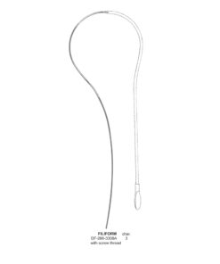 Filiform Urethral Sound, With Screw Thread,  Char.3 (SS-286-3308A)