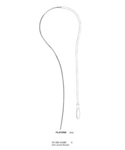 Filiform Urethral Sound, With Screw Thread,  Char.6 (SS-286-3308D)
