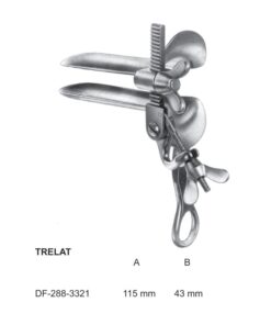 Trelat Vaginal Speculum Fig.3, 115X43Mm  (SS-288-3321)