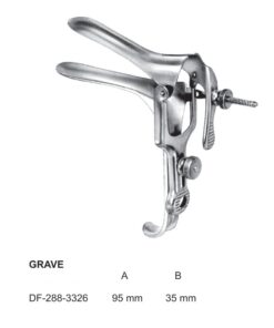 Grave Vaginal Speculum Fig.2, 95X35Mm  (SS-288-3326)
