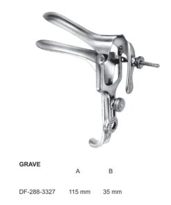 Grave Vaginal Speculum Fig.3, 115X35Mm  (SS-288-3327)