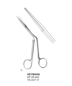 Heymann Nasal Scissor, Angled, 18Cm  (SS-29-442)
