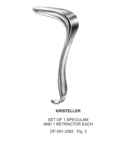 Kristeller (Set Of 1 Speculum & 1Retractors), Fig.3  (SS-291-3362)