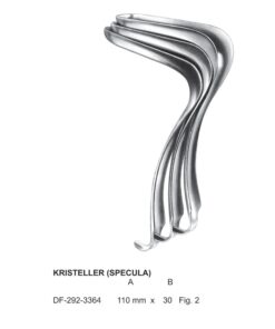 Kristeller Vaginal Specula, Fig.2  110 X 30Mm (SS-292-3364)