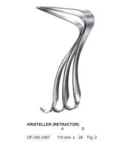 Kristeller Retractors, Fig.2 115 X 26Mm (SS-292-3367)