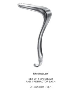 Kristeller Set Of 1 Speculum & 1Retractors  Fig.1  (SS-292-3369)