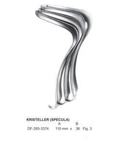 Kristeller Vaginal Specula, Fig.3  110 X 36Mm  (SS-293-3374)