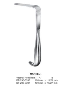 Mathieu Vaginal Retractors, 100 X 15/27Mm  (SS-296-3397)