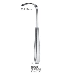 Braun Retractors, 60 X 10Mm, 18Cm (SS-297-3401)