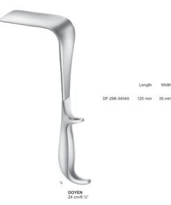 Doyen Vaginal Specula, 24Cm, 120 X 35Mm (SS-298-3404A)