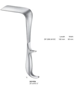 Doyen Vaginal Specula, 24Cm, 160 X 60Mm (SS-298-3410C)
