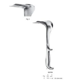 Doyen Vaginal Specula, Fig.3  112 X 45Mm (SS-299-3430)