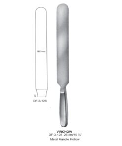 Virchow Brain Knives With Metal Handle Hollow, 160Mm X 26Cm  (SS-3-126)