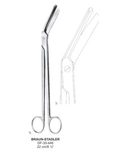 Braun-Stadler Umblical Scissors, 22Cm  (SS-30-446)