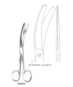 Busch Umblical Scissors, 13Cm (SS-30-447A)