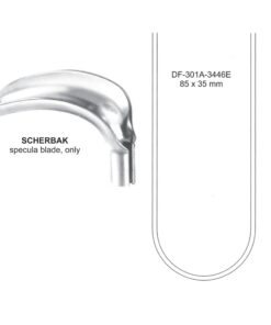 Scherbak Vaginal Specula Blade Only 85X35Mm (SS-301A-3446E)
