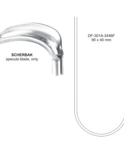 Scherbak Vaginal Specula Blade Only 90X40Mm (SS-301A-3446F)