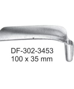 Bozemann Vaginal Specula Blades Only, 100X35Mm (SS-302-3453)
