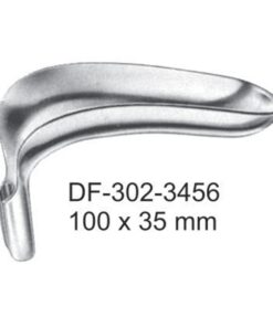 Bozemann Vaginal Specula Blades Only, 100X35Mm (SS-302-3456)