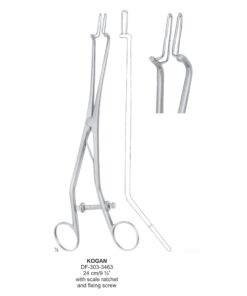 Kogan Vaginal Endo Specula, With Scale Ratchet And Fixing Screw, 24Cm (SS-303-3463)