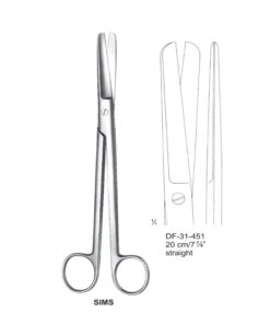 Sims Uterus Scissors, Str, 20Cm  (SS-31-451)