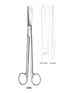 Sims Uterus Scissors, Str, 23Cm  (SS-31-455)