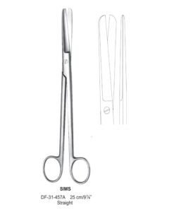 Sims Uterus Scissors, Str, 25Cm  (SS-31-457A)