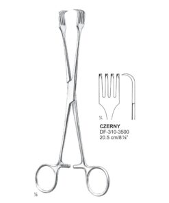 Czerny Tenaculum Forceps, 4X4Teeth, 20.5Cm (SS-310-3500)