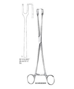 Schroeder Tenaculum Forceps, Str, 2X2Teeth, 26Cm  (SS-312-3527)