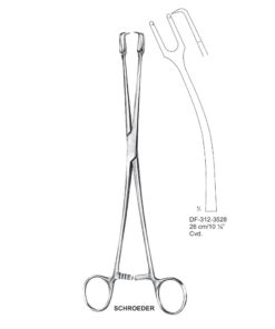 Schroeder Tenaculum Forceps, Cvd, 2X2Teeth, 26Cm  (SS-312-3528)