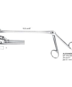Alexander Uterine Biopsy Forceps, 28Cm, Shaft Length 19.5Cm (SS-316-3558)