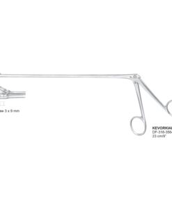 Kevorkian Cervical Biopsy Forceps, 23Cm, Jaw 3X9Mm (SS-318-3564)