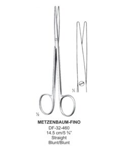 Metzenbaum-Fino Dissecting Scissors, Str, Bl-Bl, 14.5Cm  (SS-32-460)