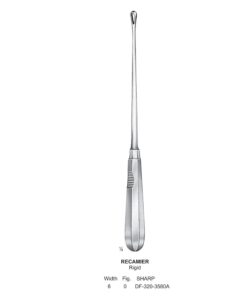 Recamier Uterine Curettes, Rigid, Sharp, Fig.0, 6Mm (SS-320-3580A)