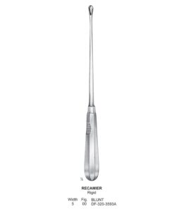 Recamier Uterine Curettes, Rigid, Blunt, Fig.00, 5Mm (SS-320-3593A)
