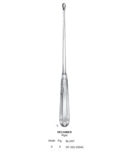 Recamier Uterine Curettes, Rigid, Blunt, Fig.0, 6Mm (SS-320-3594A)