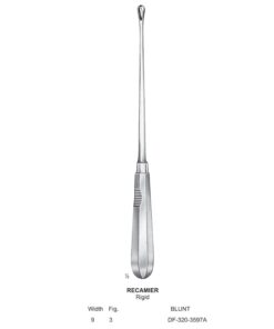 Recamier Uterine Curettes , Rigid, Blunt, Fig.3, 9Mm (SS-320-3597A)