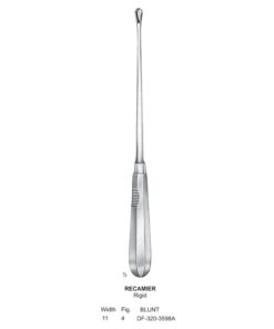 Recamier Uterine Curettes , Rigid, Blunt, Fig.4, 11Mm (SS-320-3598A)