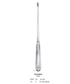 Recamier Uterine Curettes , Rigid, Blunt, Fig.9, 19Mm (SS-320-3603A)