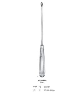 Recamier Uterine Curettes , Rigid, Blunt, Fig.12, 23Mm (SS-320-3606A)