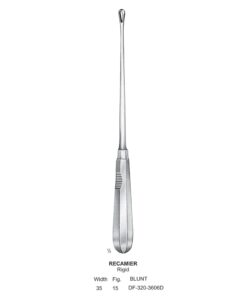 Recamier Uterine Curettes , Rigid, Blunt, Fig.15, 35Mm (SS-320-3606D)