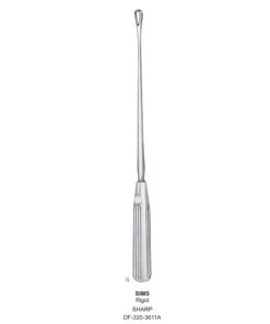 Sims Uterine Curettes , Rigid, Sharp, Fig.3, 9Mm (SS-320-3611A)