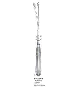 Recamier Uterine Curettes , Malleable, Sharp, Fig.0, 6Mm 30.5Cm (SS-320-3636A)